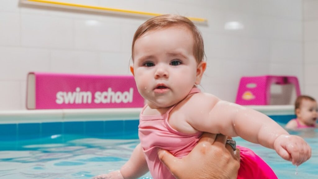 Baby Swimming Lessons at Aqua Wave Swim School